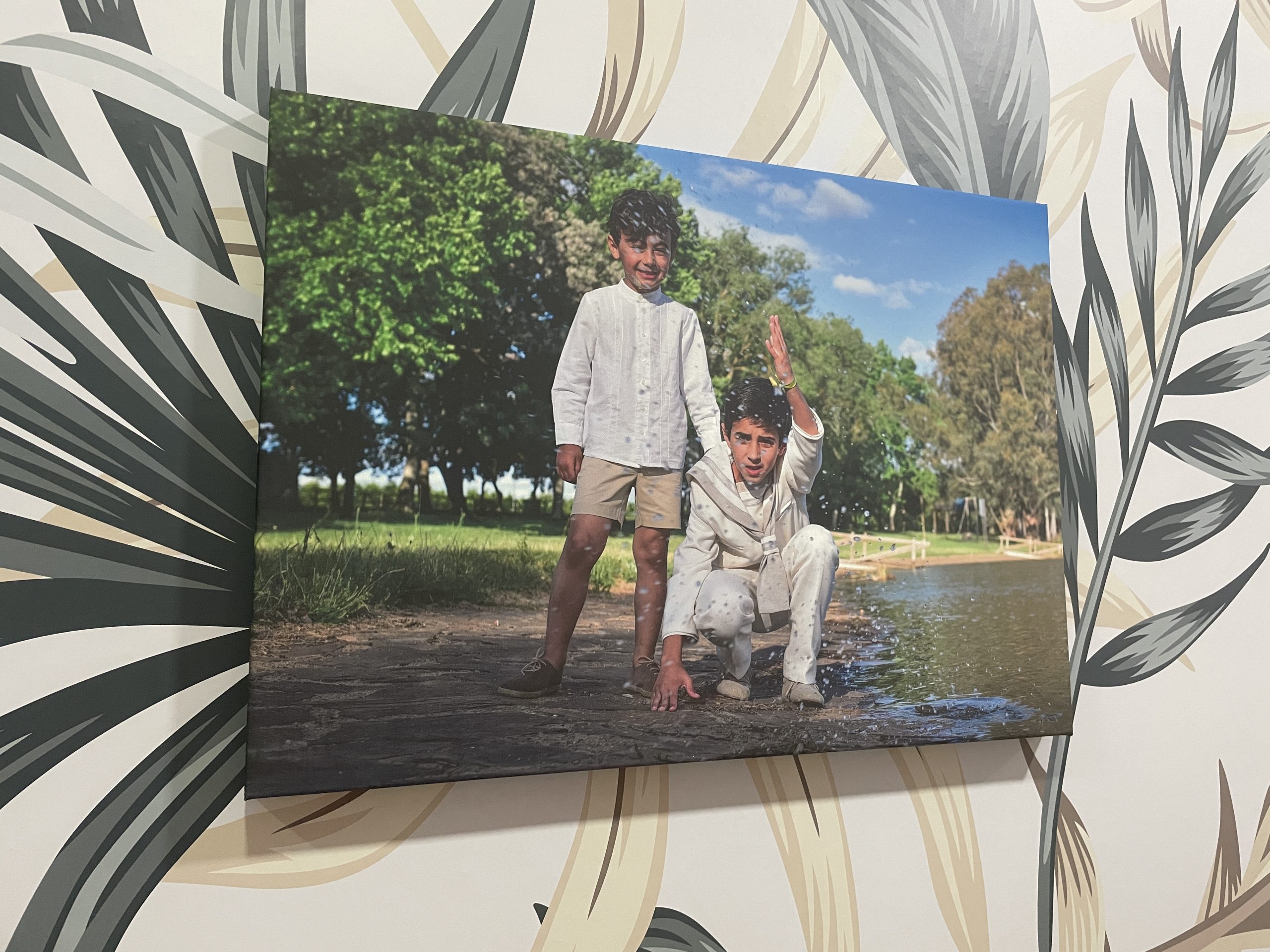 Foto sobre lienzo rectangular