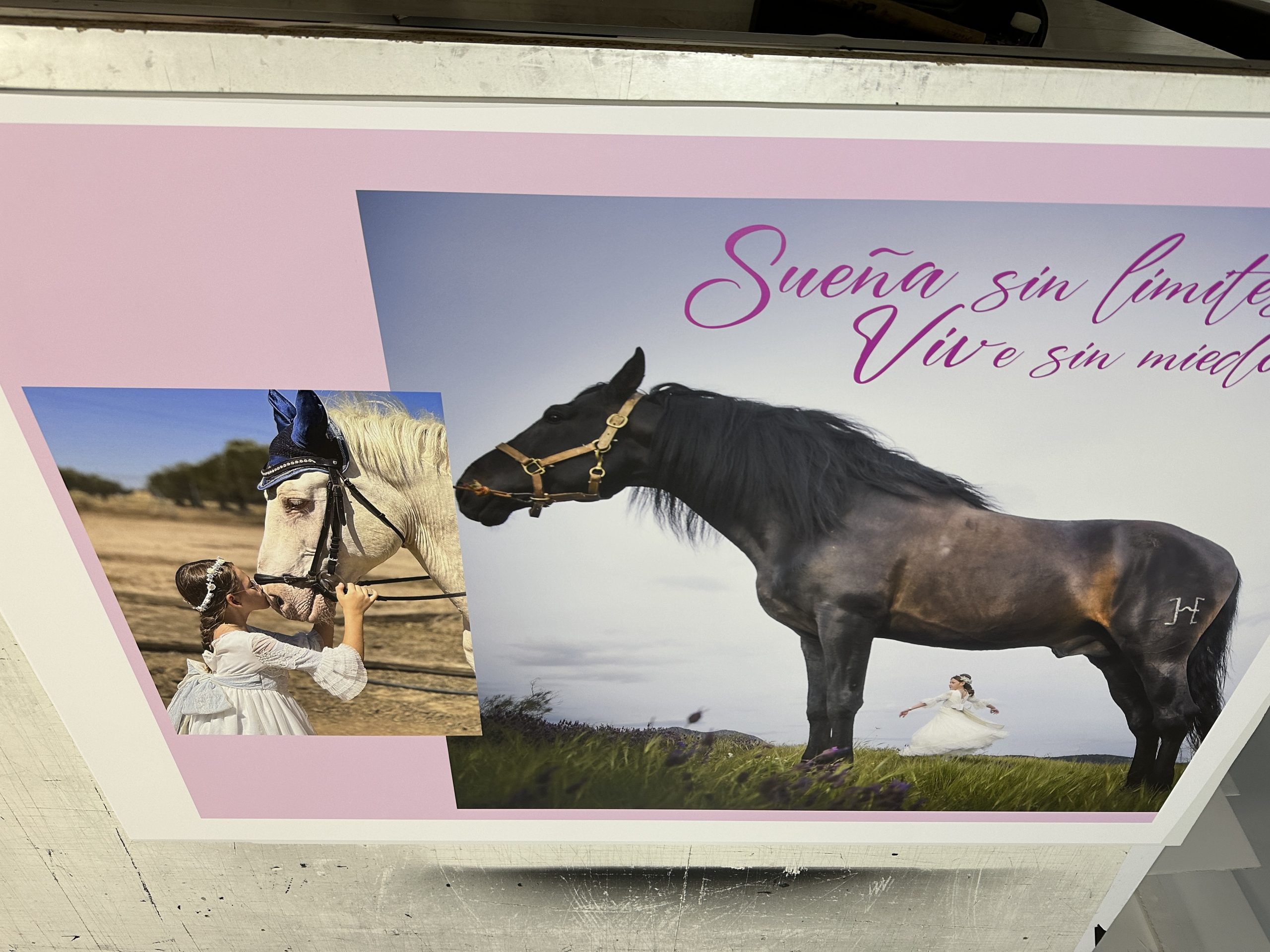 Foto sobre cartón pluma panorámico - Imagen 3